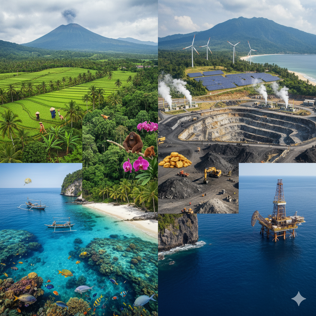 Indonesia's Natural Resource Potential, Rich from Sea to Mines!